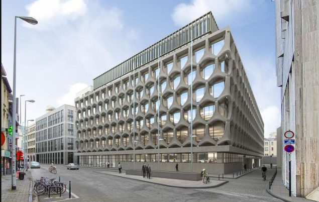 The Hive, Brussel — eindschoonmaak voor Besix